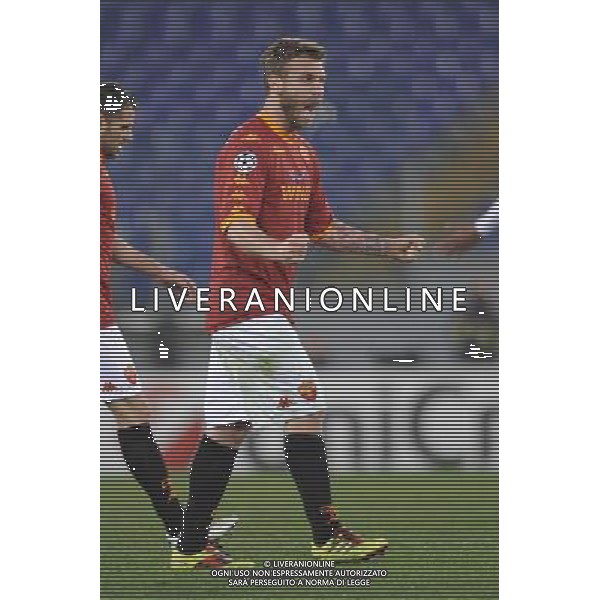 Roma - 16/02/2010 - Stadio Olimpico - Uefa Champions League 2010-2011 - Ottavi di finale andata - Roma vs Shakhtar Donetsk - nella foto: Daniele De Rossi © Fabrizio Corradetti - ag.Aldo Liverani sas