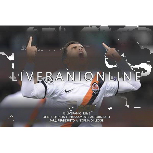 Roma - 16/02/2010 - Stadio Olimpico - Uefa Champions League 2010-2011 - Ottavi di finale andata - Roma vs Shakhtar Donetsk - nella foto: L\'esultanza di Jadson © Fabrizio Corradetti - ag.Aldo Liverani sas