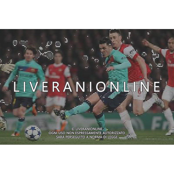 16.02.2011 - LONDON - UEFA CHAMPIONS LEAGUE MATCH - LEG 1 - ARSENAL V BARCELONA - EMIRATES STADIUM - ARSENAL - LONDON NELLA FOTO DAVID VILLA FOT. PIOTR KUCZA/NEWSPIX.PLK/ AG ALDO LIVERANI ONLY ITALY 
