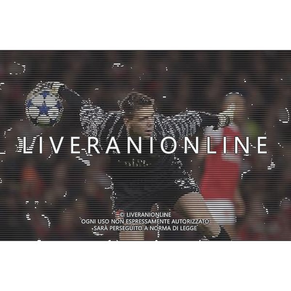 Arsenal\'s goalkeeper Wojciech Szczesny during the UEFA Champions League first round of 16 match between Arsenal and Barcelona FC in the Emirates Stadium, north London, Britain, 16 February 2011. AG. ALDO LIVERANI SAS ITALY ONLY