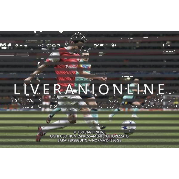 ArsenalŠs Cesc Fabregas leads the ball during the UEFA Champions League first round of 16 match between Arsenal and Barcelona FC in the Emirates Stadium, north London, Britain, 16 February 2011. AG. ALDO LIVERANI SAS ITALY ONLY