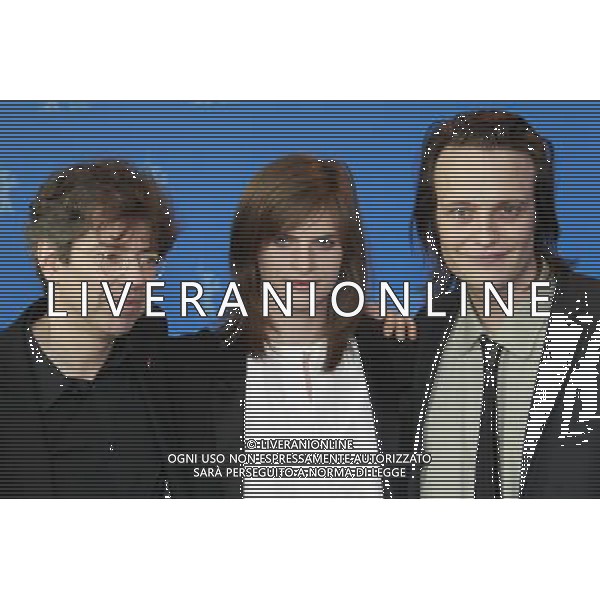 Director Andres Veiel and actors August Diehl and Lena Lauzemis during the photocall for \'Wer wenn nicht wir / If not us, who\' at the Berlinale 2011, 61. Internationale Filmfestspiele Berlin / 61st Berlin International Film Festival BERLIN FESTIWAL FILMOWY W BERLINIE FOT. FUTURE IMAGE/NEWSPIX.PL ITALY ONLY!!! --- Newspix.pl /AG ALDO LIVERANI SAS BERLINO- Festival del cinema di Berlino Berlinale 2011 ONLY ITALY *** Local Caption *** .