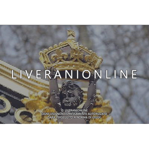 Details of Gildings on the Gates close to Buckingham Palace in London AG. ALDO LIVERANI SAS ITALY ONLY