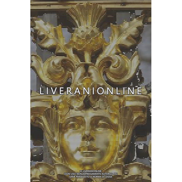 Details of Gildings on the Gates close to Buckingham Palace in London AG. ALDO LIVERANI SAS ITALY ONLY