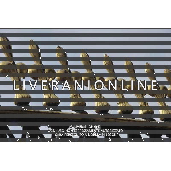 Details of Gildings on the Gates close to Buckingham Palace in London AG. ALDO LIVERANI SAS ITALY ONLY