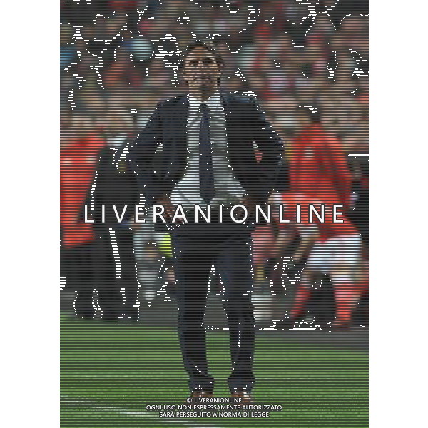 20110217: LISBON, PORTUGAL - SL Benfica vs VfB Stuttgart: Europa League 2010/2011, 1/16 finals, 1st leg. In picture: Bruno Labbadia (Stuttgart Coach) PHOTO: Alvaro Isidoro/CITYFILES -AG ALDO LIVERANI 