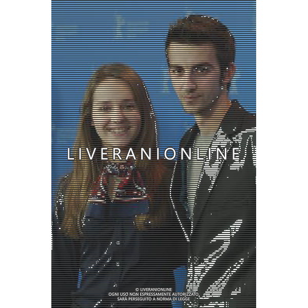 Actors Sindi Lacej and Tristan Halilaj during the photocall for \'The Forgiveness of Blood\' at the Berlinale 2011, 61. Internationale Filmfestspiele Berlin / 61st Berlin International Film Festival BERLIN FESTIWAL FILMOWY W BERLINIE FOT. FUTURE IMAGE/NEWSPIX.PL ITALY ONLY!!! --- Newspix.pl AG. ALDO LIVERANI SAS ITALY ONLY *** Local Caption *** .
