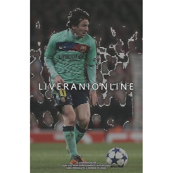 Barcelona\'s Lionel Messi 16.02.2011 - LONDON - UEFA CHAMPIONS LEAGUE MATCH - LEG 1 - ARSENAL V BARCELONA - EMIRATES STADIUM - ARSENAL - LONDON FOTO MICHAL ZEMANEK/NEWSPIX.PL --- Newspix.pl /AG ALDO LIVERANI SAS CALCIO SPORT CHAMPION LEAGUE ARSENAL BARCELONA - ITALY ONLY - *** Local Caption *** .