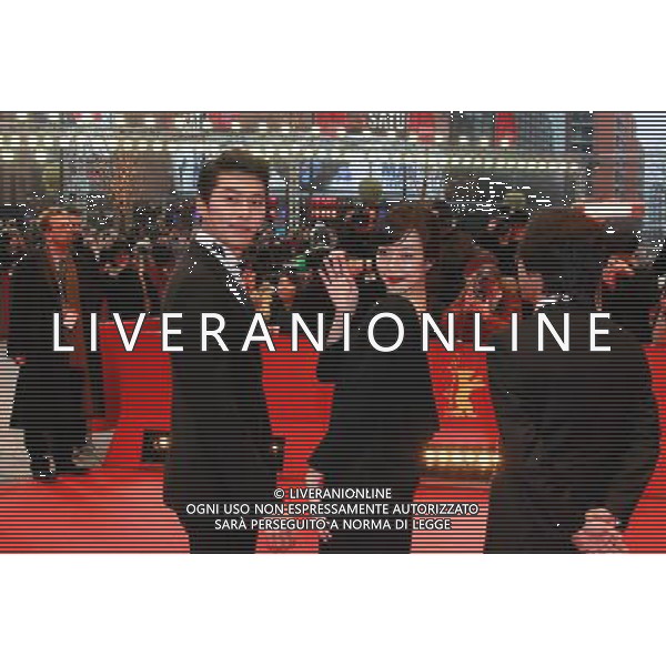 Actors Bin Hyun and Soo-jung Lim attend the premiere of \'Saraghanda, Saranghaji Anneunda / Come Rain, Come Shine\' at the Berlinale 2011, 61. Internationale Filmfestspiele Berlin / 61st Berlin International Film Festival AG ALDO LIVERANI ONLY ITALY