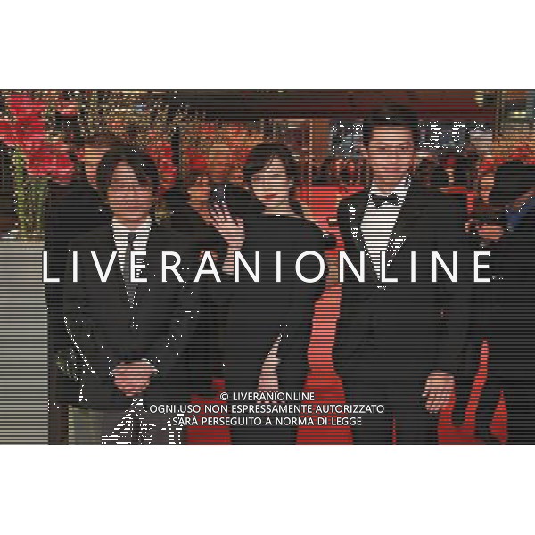 Director Yoon-ki Lee and actors Soo-jung Lim and Bin Hyun attend the premiere of \'Saraghanda, Saranghaji Anneunda / Come Rain, Come Shine\' at the Berlinale 2011, 61. Internationale Filmfestspiele Berlin / 61st Berlin International Film Festival AG ALDO LIVERANI ONLY ITALY