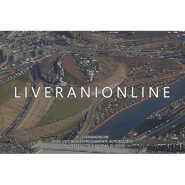 Parklands. Aerial view of the newly landscaped Parklands area. ©photoshot/Agenzia Aldo Liverani Sas - ITALY ONLY - Veduta panoramica aerea del sito del Parco Olimpico, dove si svolgeranno le Olimpiadi di Londra 2012
