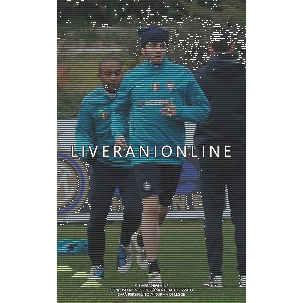 APPIANO GENTILE (CO) 22/2/2011 ALLENAMENTO INTER PER LA PARTITA DI CHAMPIONS LEAGUE CONTRO IL BAYERN MONACO NELLA FOTO GIAMPAOLO PAZZINI MAICON FOTO ROMANO/AG ALDO LIVERANI
