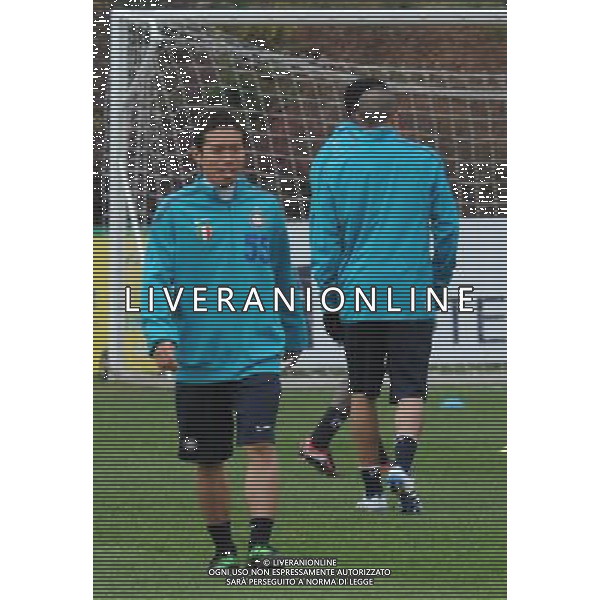 APPIANO GENTILE (CO) 22/2/2011 ALLENAMENTO INTER PER LA PARTITA DI CHAMPIONS LEAGUE CONTRO IL BAYERN MONACO NELLA FOTO YUTO NAGATOMO FOTO ROMANO/AG ALDO LIVERANI