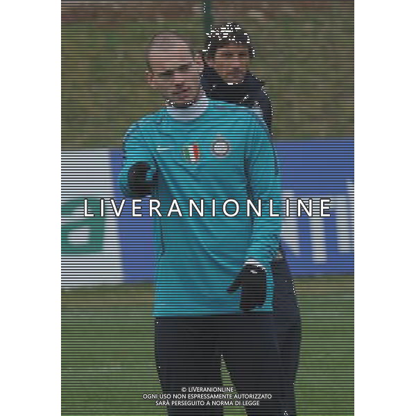 APPIANO GENTILE (CO) 22/2/2011 ALLENAMENTO INTER PER LA PARTITA DI CHAMPIONS LEAGUE CONTRO IL BAYERN MONACO NELLA FOTO LEONARDO WESLEY SNEIJDER FOTO ROMANO/AG ALDO LIVERANI