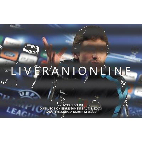 APPIANO GENTILE (CO) 22/2/2011 CONFERENZA STAMPA DI LEONARDO E JAVIER ZANETTI PER LA PARTITA DI CHAMPIONS LEAGUE CONTRO IL BAYERN MONACO NELLA FOTO LEONARDO FOTO ROMANO/AG ALDO LIVERANI