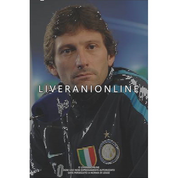 APPIANO GENTILE (CO) 22/2/2011 CONFERENZA STAMPA DI LEONARDO E JAVIER ZANETTI PER LA PARTITA DI CHAMPIONS LEAGUE CONTRO IL BAYERN MONACO NELLA FOTO LEONARDO FOTO ROMANO/AG ALDO LIVERANI