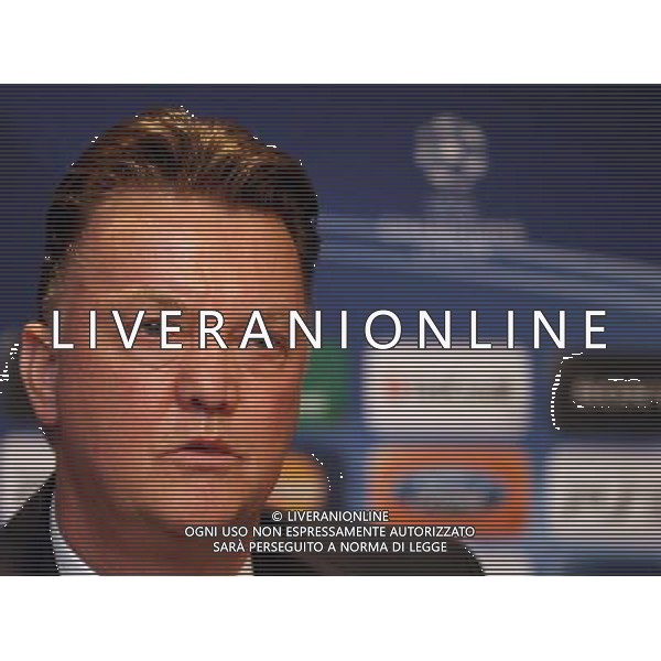 MILANO 22-2-2011 HOTEL MELIA\' MILANO UEFA CHAMPIONS LEAGUE CONFERENZA STAMPA DEL BAYERN MONACO IN VISTA DELLA SFIDA DI CHAMPIONS LEAGUE CON L\'INTER NELLA FOTO LOUIS VAN GAAL PH.FIOCHI/AG ALDO LIVERANI SAS