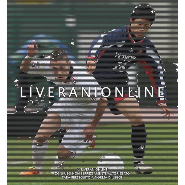 63Á Edizione Viareggio Cup World Football Tournament - Coppa Carnevale Viareggio- 22.02.2011 Milan-Nagoya Grampus Nella Foto:verdi-kashio /Ph.Vitez-Ag. Aldo Liverani