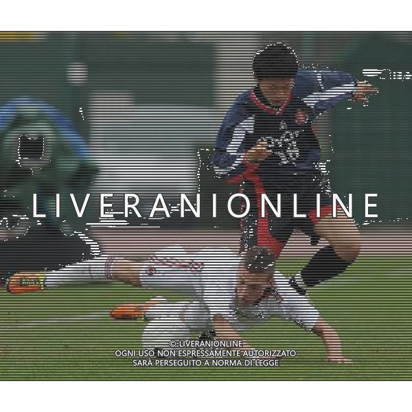 63Á Edizione Viareggio Cup World Football Tournament - Coppa Carnevale Viareggio- 22.02.2011 Milan-Nagoya Grampus Nella Foto:verdi-kashio /Ph.Vitez-Ag. Aldo Liverani