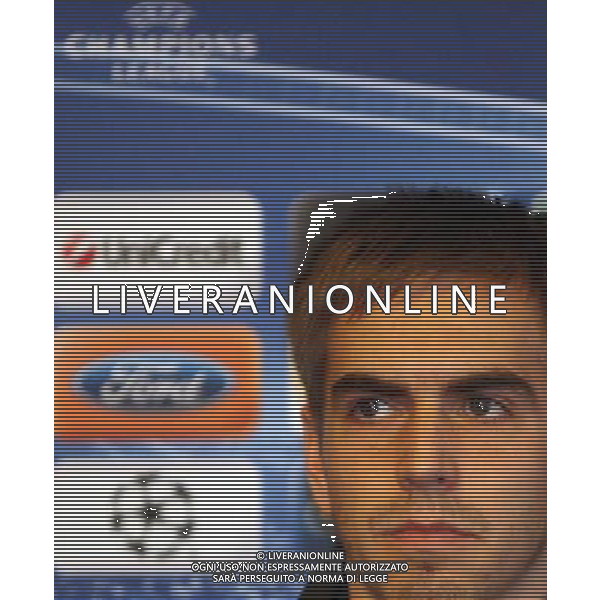 MILANO 22-2-2011 HOTEL MELIA\' MILANO UEFA CHAMPIONS LEAGUE CONFERENZA STAMPA DEL BAYERN MONACO IN VISTA DELLA SFIDA DI CHAMPIONS LEAGUE CON L\'INTER NELLA FOTO LAHM PHILIP PH.FIOCHI/AG ALDO LIVERANI SAS