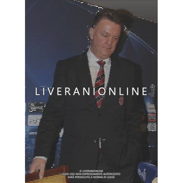 MILANO 22-2-2011 HOTEL MELIA\' MILANO UEFA CHAMPIONS LEAGUE CONFERENZA STAMPA DEL BAYERN MONACO IN VISTA DELLA SFIDA DI CHAMPIONS LEAGUE CON L\'INTER NELLA FOTO LOUIS VAN GAAL PH.FIOCHI/AG ALDO LIVERANI SAS