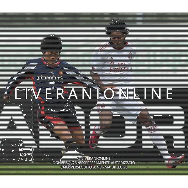 63¡ Edizione Viareggio Cup World Football Tournament - Coppa Carnevale Viareggio- 22.02.2011 Milan-Nagoya Grampus Nella Foto:Tsubasa Kato-Nnamdi Oduamadi /Ph.Vitez-Ag. Aldo Liverani