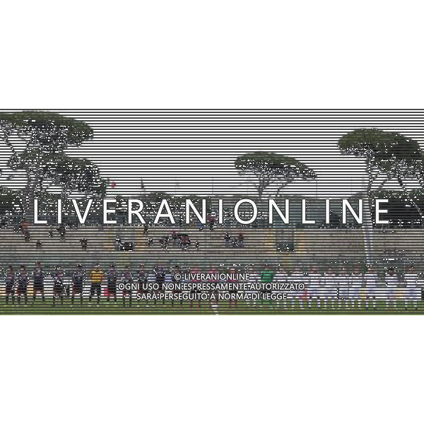 63¡ Edizione Viareggio Cup World Football Tournament - Coppa Carnevale Viareggio- 22.02.2011 Milan-Nagoya Grampus Nella Foto:Nagoya Grampus e Milan Squadre schierate /Ph.Vitez-Ag. Aldo Liverani