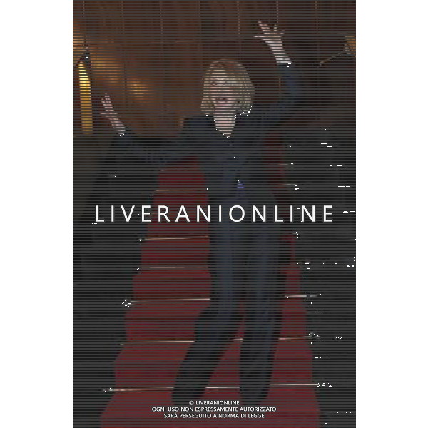 MILANO 23/2/2011 TEATRO NUOVO P.zza S. BABILA PRESENTAZIONE DELLO SPETTACOLO TEATRALE: -DADDY BLUES. UN PAPA\' PER TUTTI- DI BRUNO CHAPELLE E MARTYNE VISCIANO ADATTAMENTO E REGIA DI VINCENZO SALEMME NELLA FOTO PAOLA QUATTRINI FOTO ROMANO/AG ALDO LIVERANI