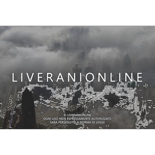 (110222) -- SHANGHAI, Feb. 22, 2011 () -- VEDUTA AEREA DELLA NEBBIA SULLA CITTA\' DI SHANGAY DOVUTA ALL\'ELEVATO TASSO DI INQUINAMENTO Photoshot (/Ren Guoqiang) (zn)-AG ALDO LIVERANI ONLY ITALY