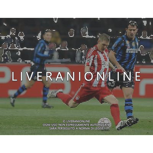 UEFA Champions League 2010/2011 Round of 16 Milano - 23.02.2011 Inter-Bayern Monaco Nella Foto:schweisteiger-stankovic /Ph.Vitez-Ag. Aldo Liverani