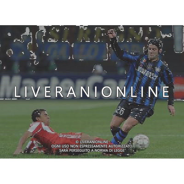 UEFA Champions League 2010/2011 Round of 16 Milano - 23.02.2011 Inter-Bayern Monaco Nella Foto:chivu gustavo /Ph.Vitez-Ag. Aldo Liverani