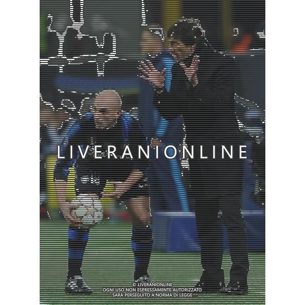 UEFA Champions League 2010/2011 Round of 16 Milano - 23.02.2011 Inter-Bayern Monaco Nella Foto:leonardo-cambiasso /Ph.Vitez-Ag. Aldo Liverani