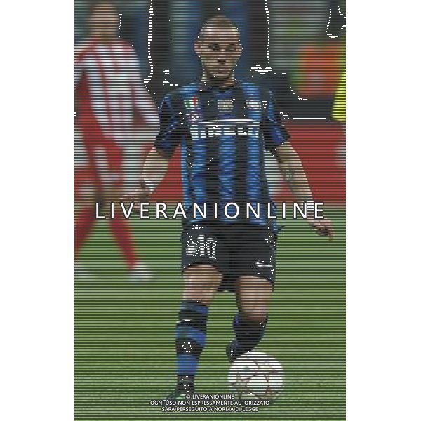 UEFA Champions League 2010/2011 Round of 16 Milano - 23.02.2011 Inter-Bayern Monaco Nella Foto:sneijder /Ph.Vitez-Ag. Aldo Liverani