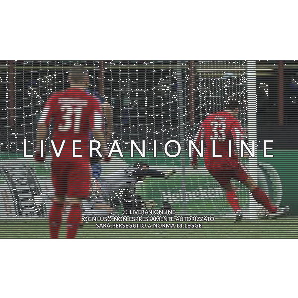 INTER - BAYERN MONACO CHAMPIONS LEAGUE 23/02/2011 NELLA FOTO il gol di gomez ©LUZZANI/AGENZIA ALDO LIVERANI SASI SAS