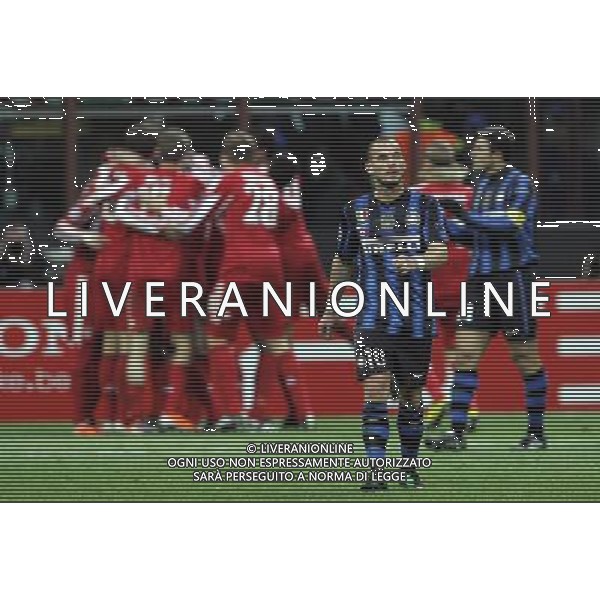INTER - BAYERN MONACO CHAMPIONS LEAGUE 23/02/2011 NELLA FOTO delusione sneijder dopo il gol di gomez ©LUZZANI/AGENZIA ALDO LIVERANI SASI SAS