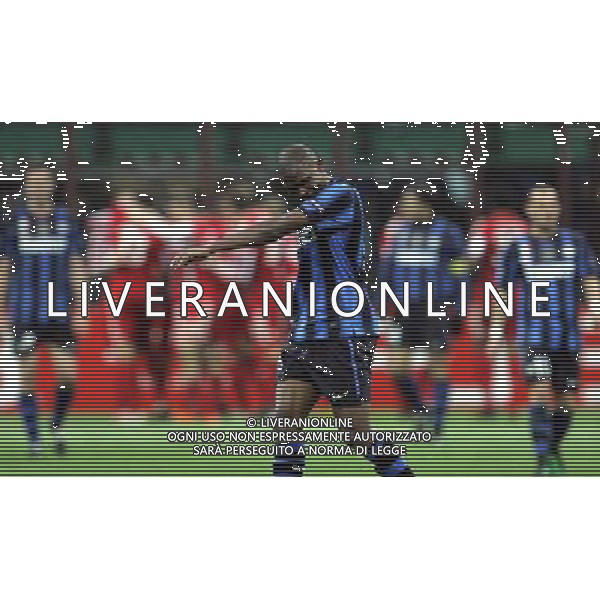 INTER - BAYERN MONACO CHAMPIONS LEAGUE 23/02/2011 NELLA FOTO delusione eto\'o dopo il gol di gomez ©LUZZANI/AGENZIA ALDO LIVERANI SASI SAS