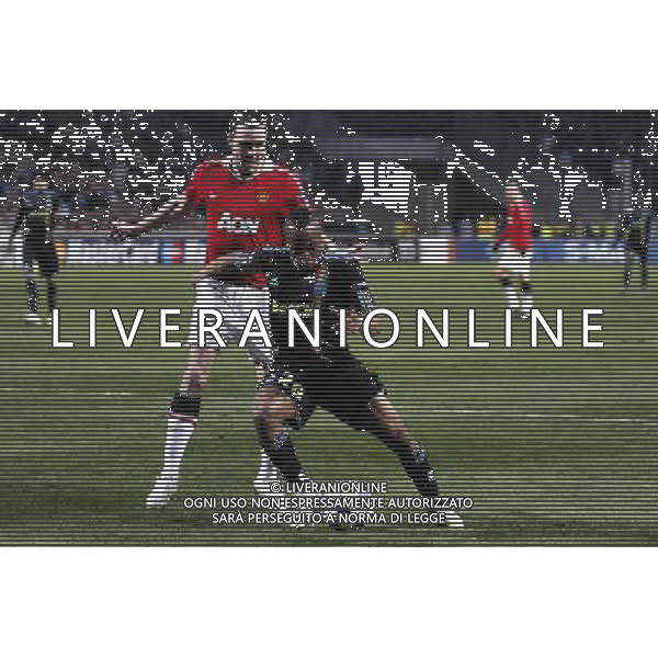 marsiglia 23/2/2011 Marsiglia e Manchester United CHAMPIONS LEAGUE/andata degli ottavi di finale nella foto O\'SHEA - AYEW ©maxppp/AG ALDO LIVERANI SAS - ITALY ONLY - 