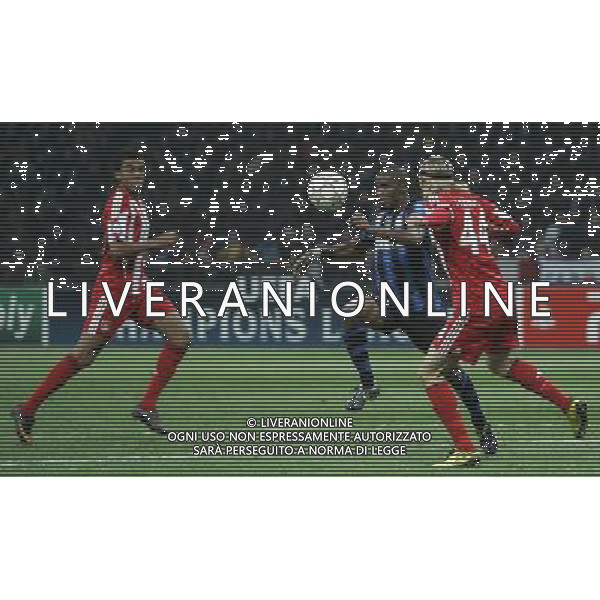 Milano 23-02-2011 Champions League 2010/11 inter-bayern monaco 0:1 nella foto samuel eto\'o, anatoliy tymoshchuk e luiz gustavo ph marco luzzani/ag aldo liverani s.a.s.