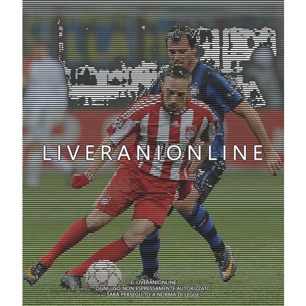 UEFA Champions League 2010/2011 Round of 16 Milano - 23.02.2011 Inter-Bayern Monaco Nella Foto:Franck Ribery /Ph.Vitez-Ag. Aldo Liverani