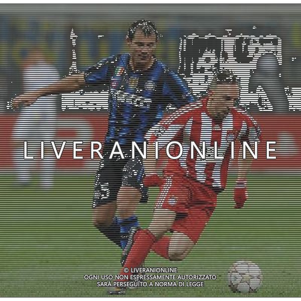 UEFA Champions League 2010/2011 Round of 16 Milano - 23.02.2011 Inter-Bayern Monaco Nella Foto:Franck Ribery /Ph.Vitez-Ag. Aldo Liverani