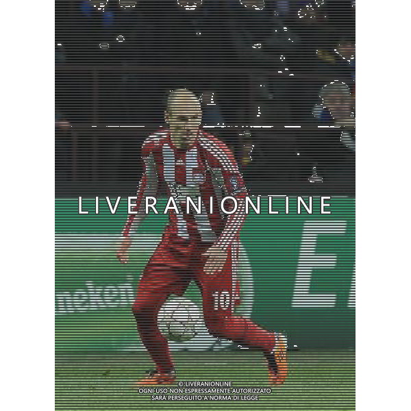 UEFA Champions League 2010/2011 Round of 16 Milano - 23.02.2011 Inter-Bayern Monaco Nella Foto:Arjen Robben /Ph.Vitez-Ag. Aldo Liverani