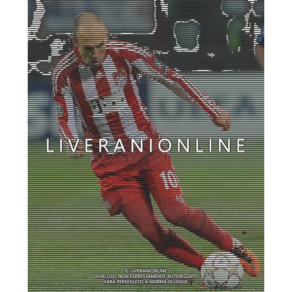 UEFA Champions League 2010/2011 Round of 16 Milano - 23.02.2011 Inter-Bayern Monaco Nella Foto:Arjen Robben /Ph.Vitez-Ag. Aldo Liverani