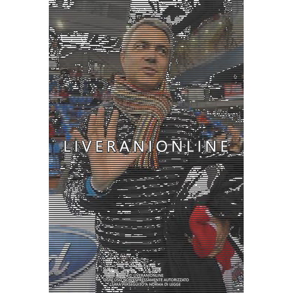 23.02.2011 - Hala Podpromie , Rzeszow . mecz o final Pucharu CEV . Asseco Resovia Rzeszow (czerwono-biale) - Sisley Treviso (czerwono-czarne) n/z. Andrea Anastasi .. Fot. Piotr Charchula / EDYTOR.net / Newspix.pl AG ALDO LIVERANI ONLY ITALY