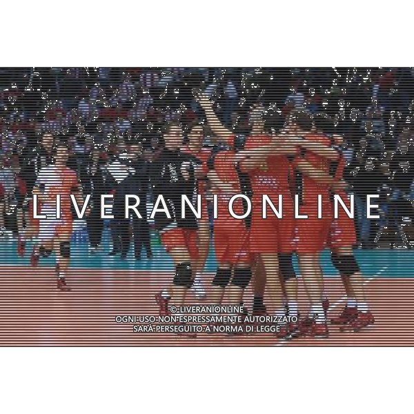ASSECO RESOVIA - SISLEY TREVISO POLFINAL EUROPEAN CUP - CEV CUP NELLA FOTO ROBERT HORSTINK, DAVID SZABO, NOVICA BJELICA, DANTE BONINFANTE, ALESSANDRO FARINA, RADOSC ZWYCIESTWO FOTO MICHAL STANCZYK / CYFRASPORT / / NEWSPIX.PL/ALDO LIVERANI ONLY ITALY 