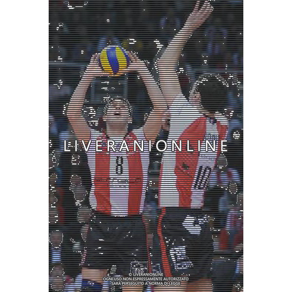 ASSECO RESOVIA - SISLEY TREVISO POLFINAL EUROPEAN CUP - CEV CUP NELLA FOTO MICHAL BARANOWICZ (L), GRZEGORZ KOSOK (P) FOTO MICHAL STANCZYK / CYFRASPORT / / NEWSPIX.PL/ALDO LIVERANI ONLY ITALY 