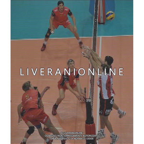 23.02.2011. Rzeszow. Puchar CEV asseco Resovia Rzeszow - Sisley Treviso N/Z Atak 5 Kovar Jiri Fot. Bartosz Frydrych/ ABF --- Newspix.pl /AG ALDO LIVERANI PALLAVOLO VOLLEY ASSECO RESOVIA - SISLEY TREVISO - ITALY ONLY - *** Local Caption *** .