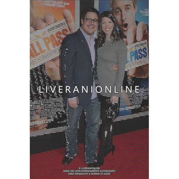 23 February 2011 - Hollywood, California - Rich Sommer and Virginia Donohoe. \'Hall Pass\' Los Angeles Premiere held at The Cinerama Dome. Photo Credit: Byron Purvis/AdMedia AG. ALDO LIVERANI SAS ITALY ONLY *** Local Caption *** .