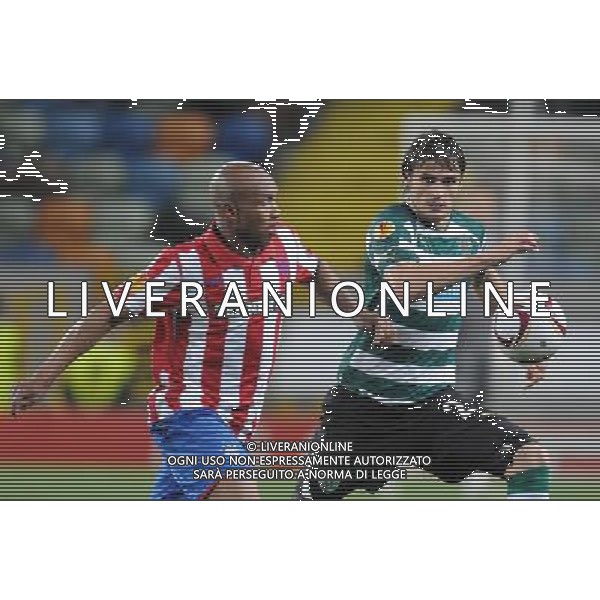 20110224: LISBON, PORTUGAL - Sporting Lisbon vs Glasgow Rangers: Europa League 2010/2011, 1/16 finals, 2nd leg. In picture: Alberto Zapater PHOTO: Alexandre Pona/CITYFILES /AG ALDO LIVERANI ONLY ITALY 
