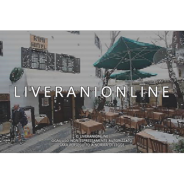 CIPRO-NICOSIA 25.01.2011 NICOSIA - NAZIONI UNITE NELLA ZONA DI CONFINE TAMPONE CIPRO - linea verde ULICZKI --- STREETS FOT. PIOTR KUCZA/NEWSPIX.PL AGALDOLIVERANI ONLYITALY