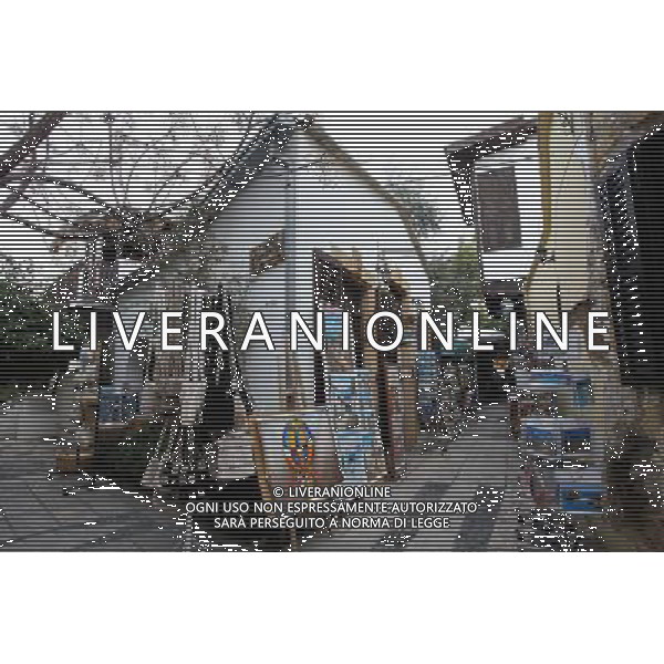 CIPRO-NICOSIA 25.01.2011 NICOSIA - NAZIONI UNITE NELLA ZONA DI CONFINE TAMPONE CIPRO - linea verde ULICZKI --- STREETS FOT. PIOTR KUCZA/NEWSPIX.PL AGALDOLIVERANI ONLYITALY